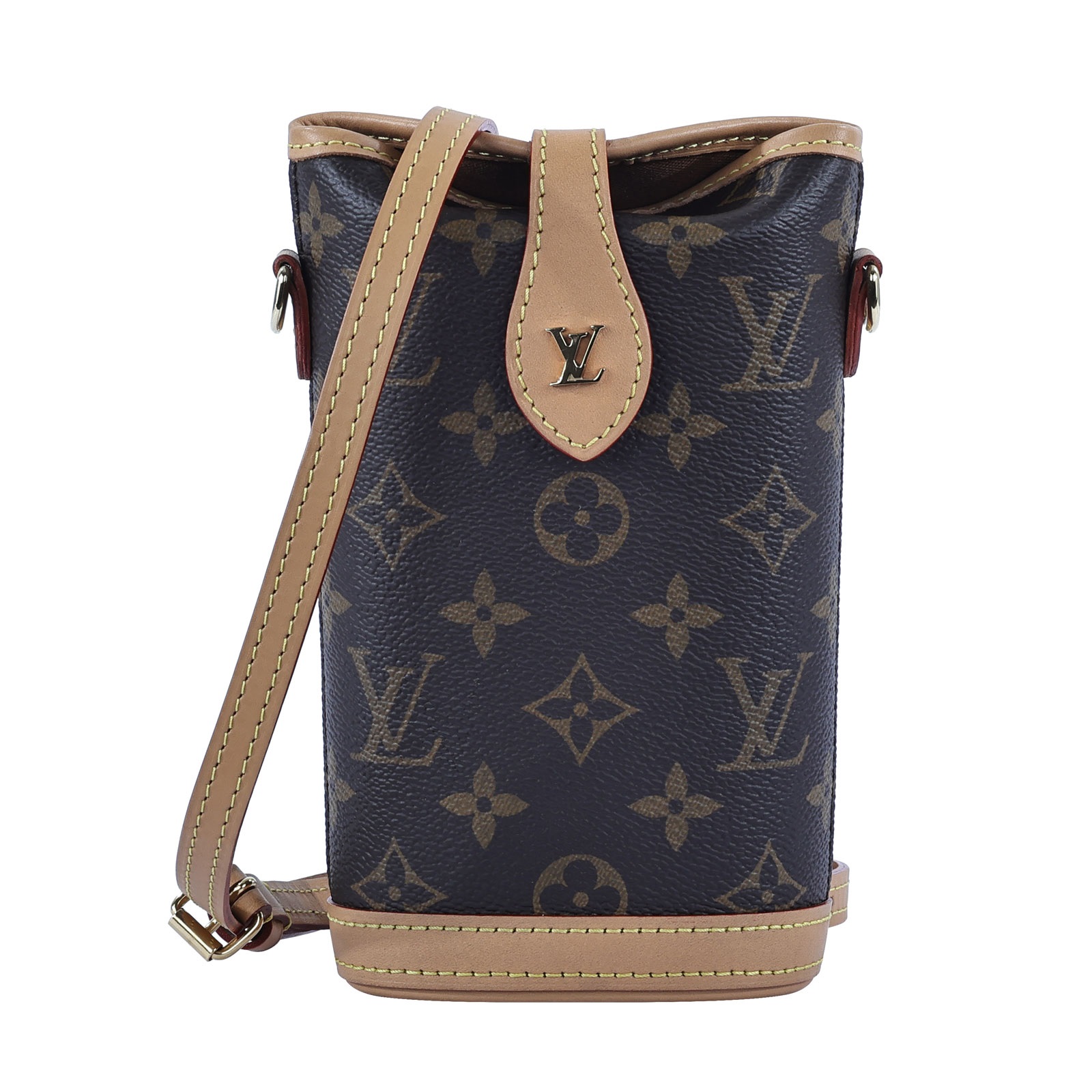 路易威登 LOUIS VUITTON Fold Me Pouch 隨身包 薯條包 M80874 晶片款 原花FOLD ME薯條包 原廠盒子/防塵袋