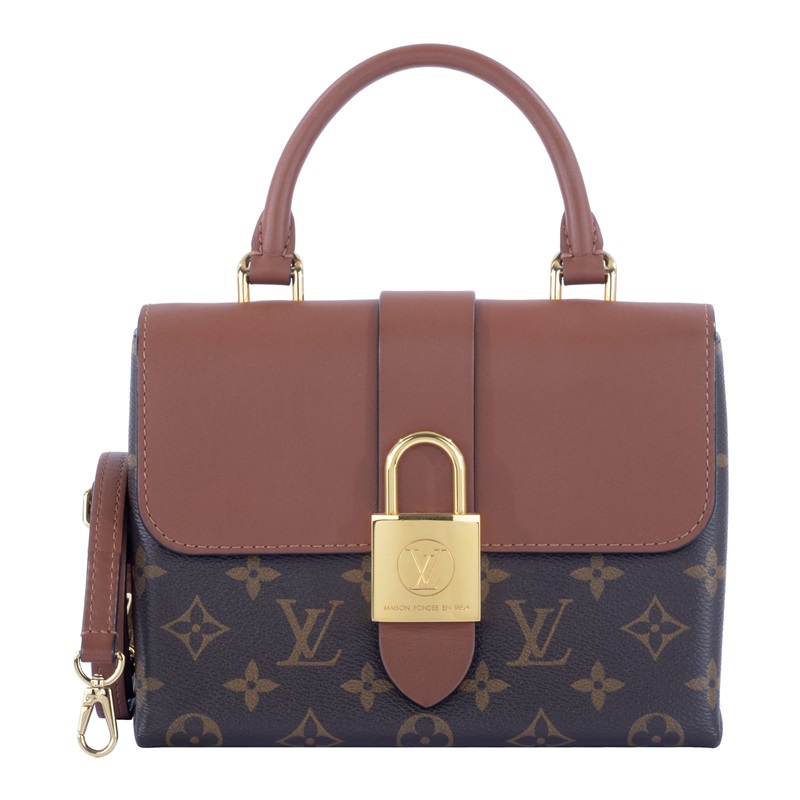 路易威登 LOUIS VUITTON Locky BB 手提包 焦糖色 M44654 棕原花LOCKY BB 原廠盒子/防塵袋/背帶