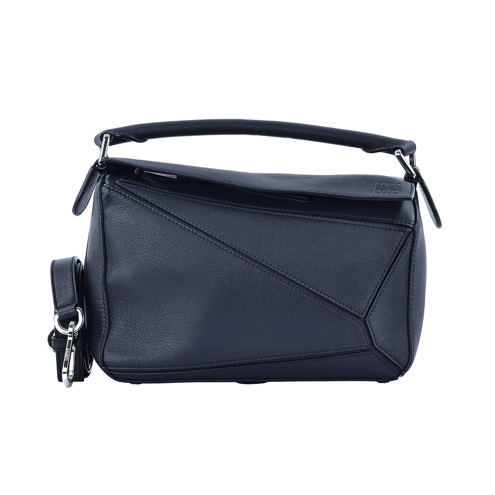 羅意威 LOEWE Small Puzzle bag 肩背 斜背包  黑PUZZLE SMALL 背帶