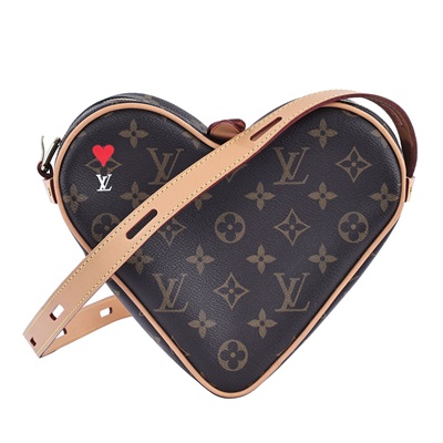 路易威登 LOUIS VUITTON Game On Coeur 經典帆布 愛心 斜背包 M57456 原花愛心斜背包 防塵袋