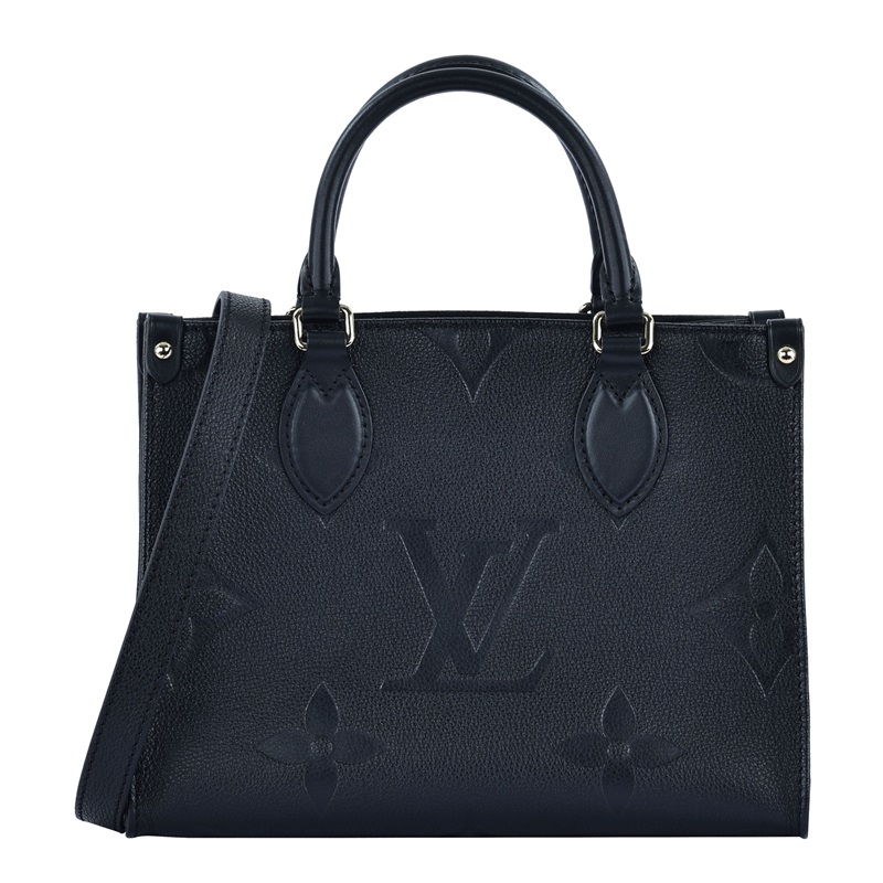 路易威登 LOUIS VUITTON OnTheGo PM 手提 肩背包 黑色 M45653 晶片款  原廠盒子/防塵袋/購買證明/背帶