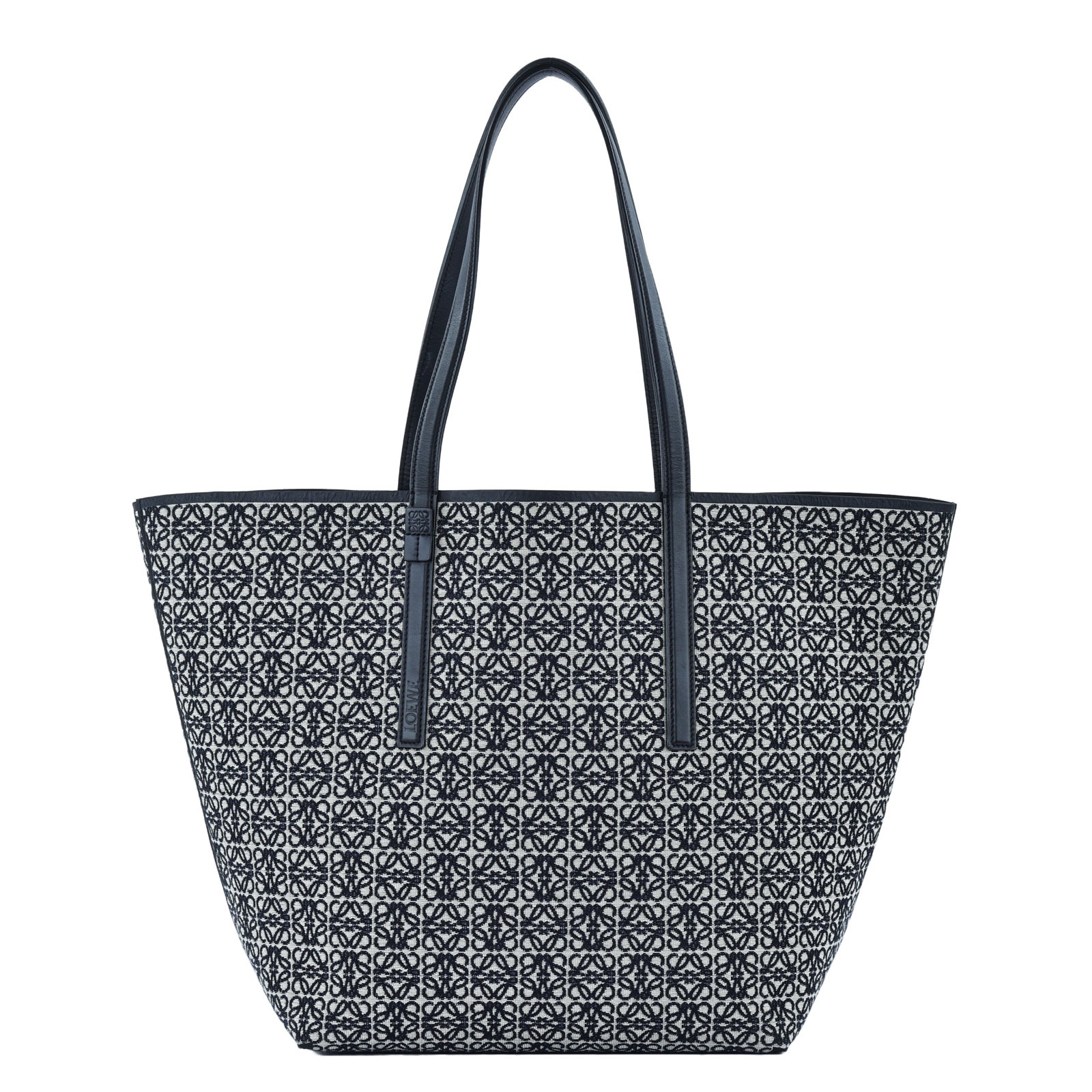 羅意威 LOEWE T Tote bag 托特包 B533Z73X08 深藍緹花托特包 防塵袋