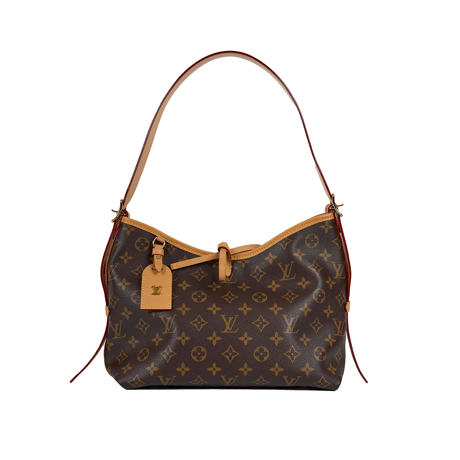 路易威登 LOUIS VUITTON CarryAll PM 原花 肩背包 M46203 晶片款 　原花CARRYALL PM 防塵袋/購買證明