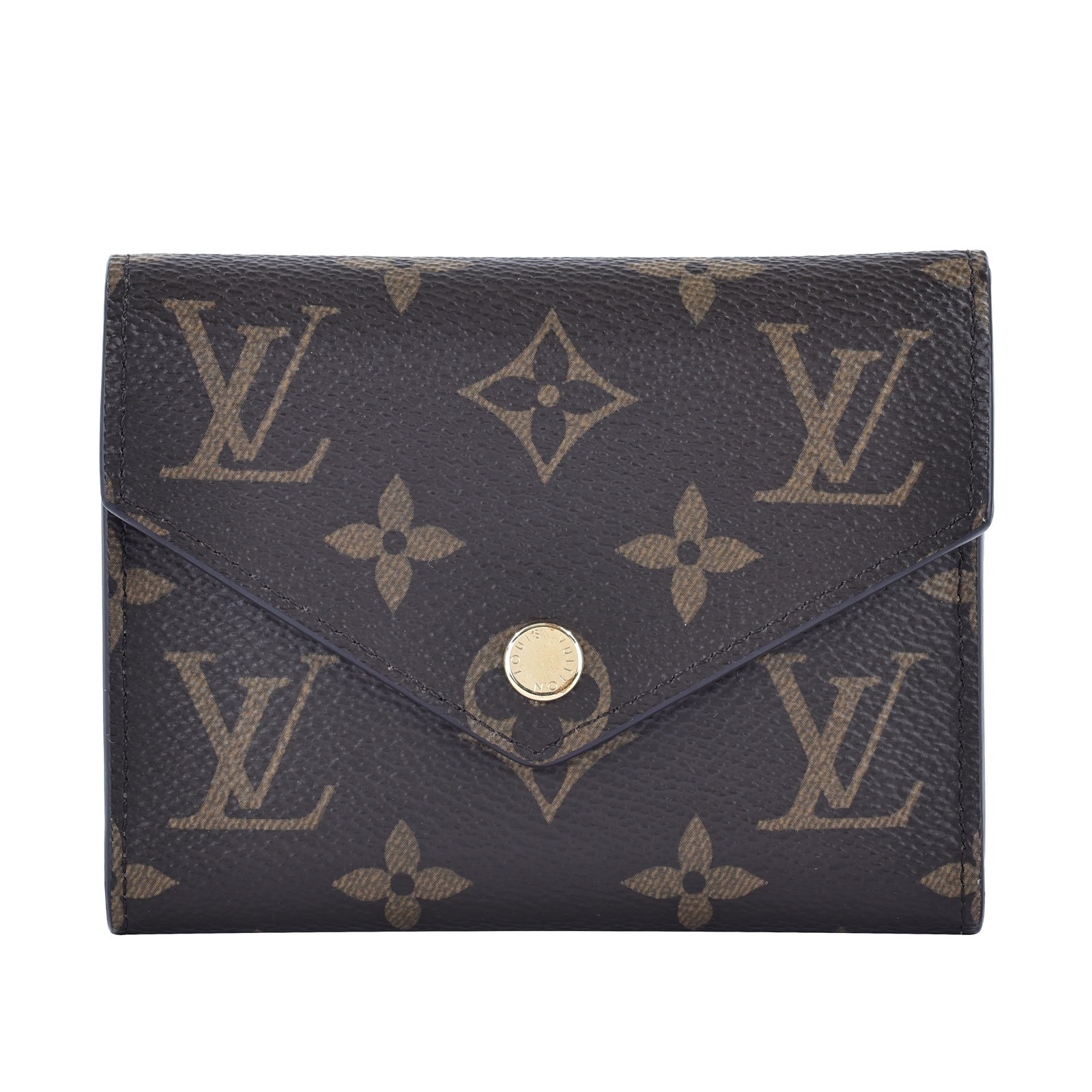 路易威登 LOUIS VUITTON Victorine 錢包 塗層帆布 Monogram M62472 晶片款 棕原花VICTORINE 原廠盒子/防塵袋
