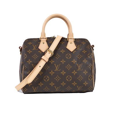 路易威登 LOUIS VUITTON Speedy Bandoulière 25  波士頓包 手提包 經典帆布 M46977 晶片款  防塵袋/鎖組