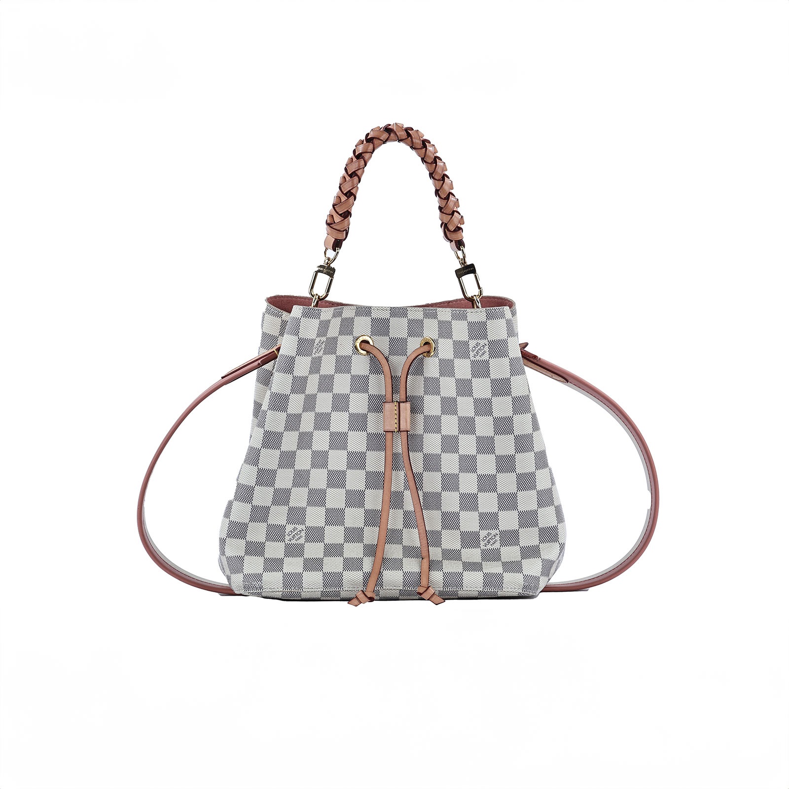 路易威登 LOUIS VUITTON NéoNoé MM手提 肩背包 白棋盤格 N40344 白棋盤NEONOE MM 防塵袋