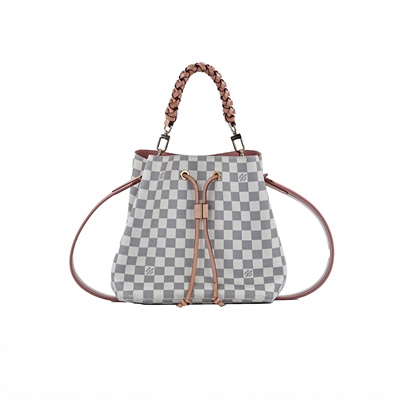 路易威登 LOUIS VUITTON NéoNoé MM手提 肩背包 白棋盤格 N40344 白棋盤NEONOE MM 防塵袋
