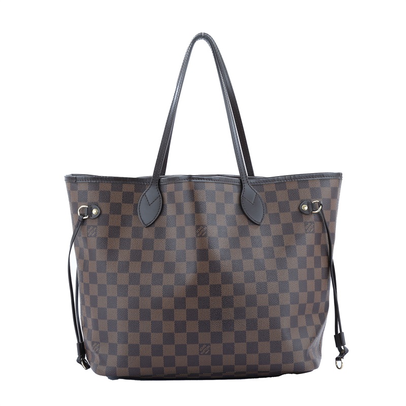 路易威登 LOUIS VUITTON 棕棋盤 Neverfull MM 托特包 N41358 棕棋盤格NEVERFULL MM 新版 防塵袋/原廠盒子/購買證明