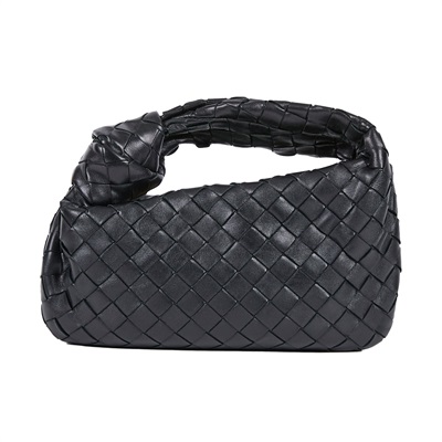 寶緹嘉 BOTTEGA VENETA Mini Jodie 手提包 651876 黑色羊皮編織MINI Jodie手提包 防塵袋
