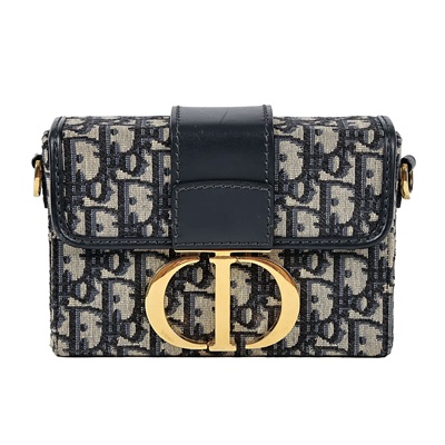迪奧 CHRISTIAN DIOR 30 Montaigne 肩背手提包 M9204UTZQ 藍原花蒙田30 原廠盒子/防塵袋/保證卡