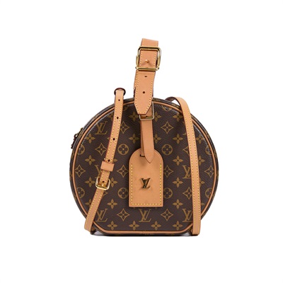 路易威登 LOUIS VUITTON Petite Boite Chapeau 帆布 手提 斜背包 M43514  防塵袋