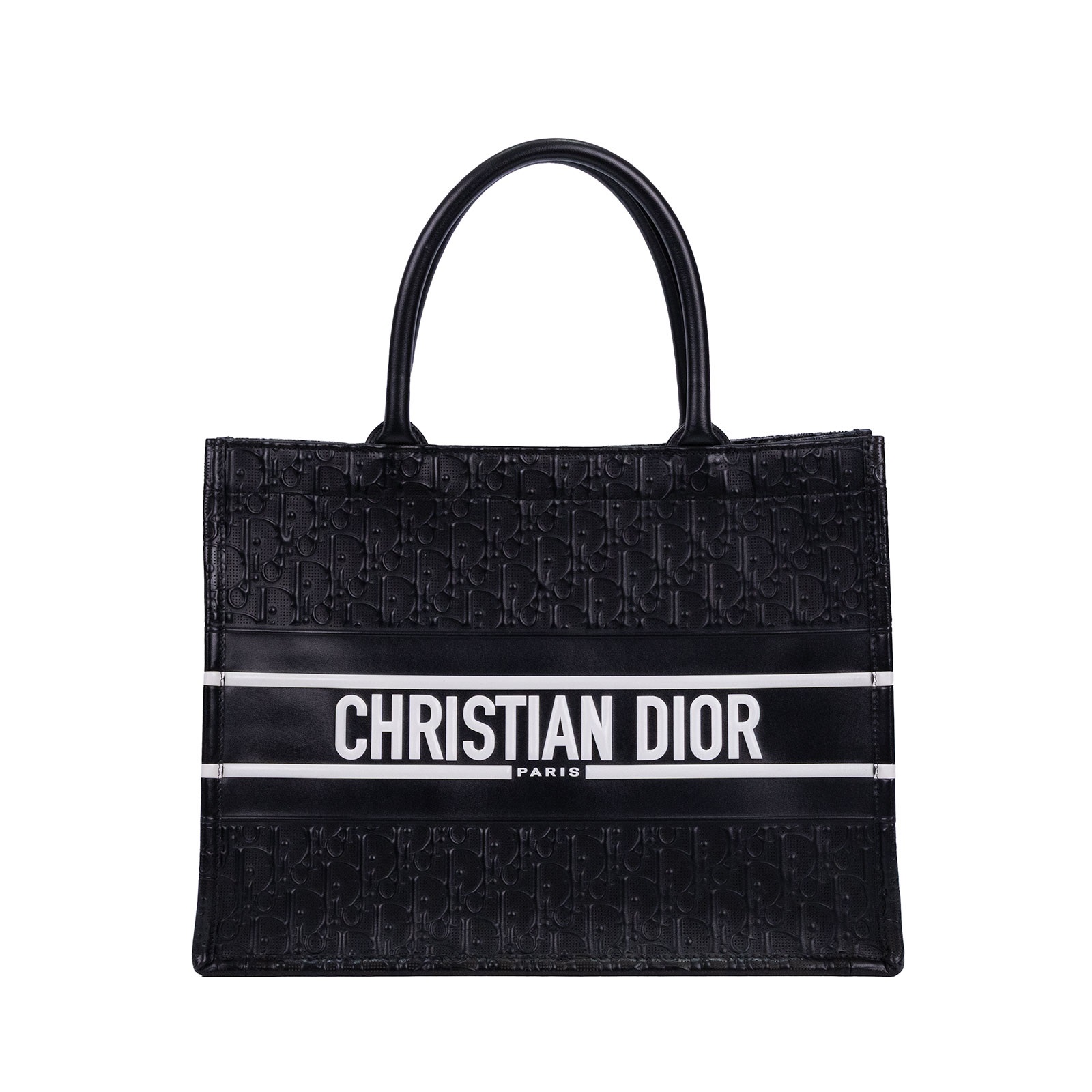 迪奧 CHRISTIAN DIOR Book Tote 小牛皮 Oblique 印花皮革 中號 托特包 M1266CDDU  防塵袋/保證卡/購買證明