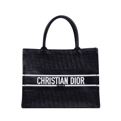 迪奧 CHRISTIAN DIOR Book Tote 小牛皮 Oblique 印花皮革 中號 托特包 M1266CDDU  防塵袋/保證卡/購買證明