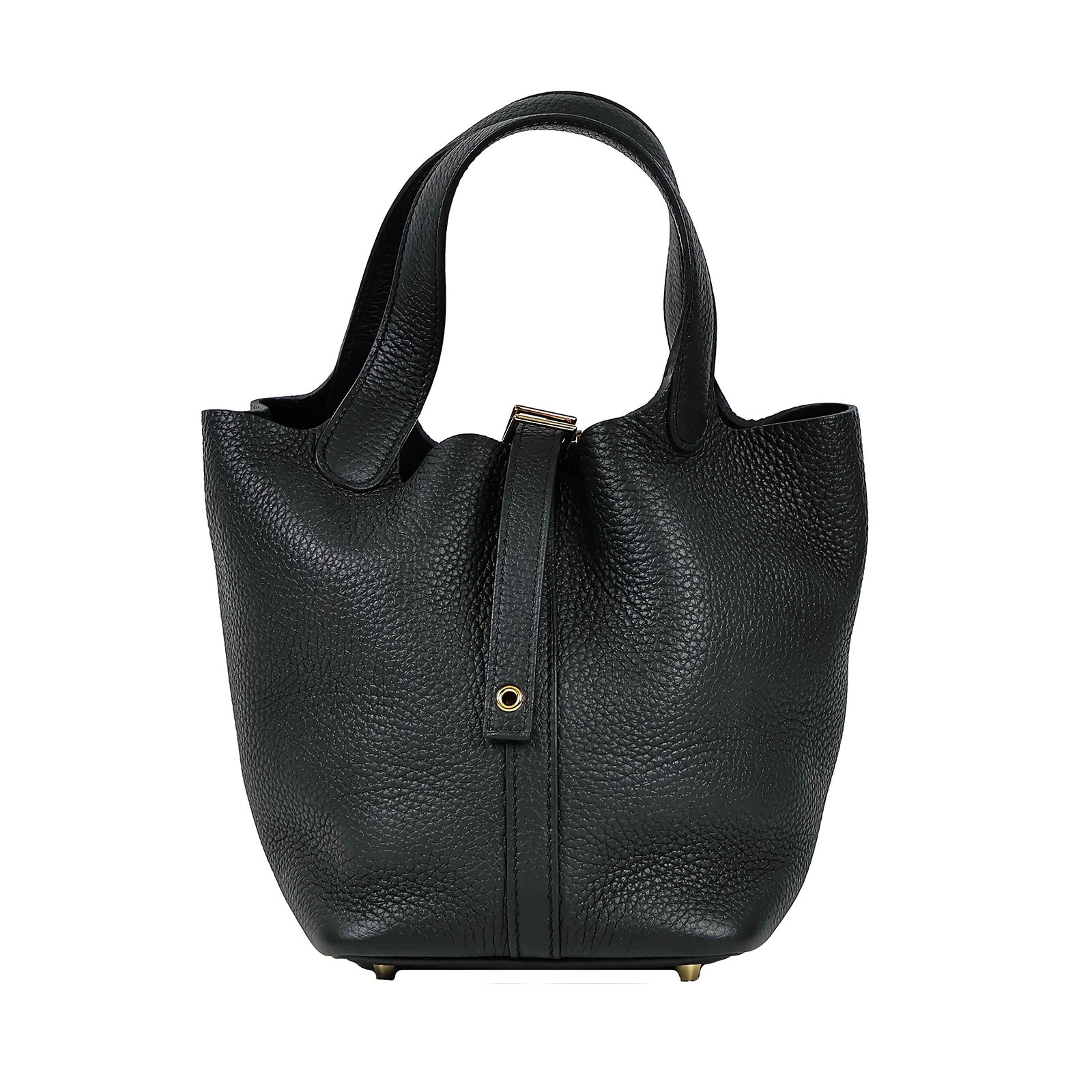 愛馬仕 Hermès Picotin Lock 18 菜籃子包 PT18 U刻 黑PICOTIN18 原廠盒子/防塵袋/鎖頭/鑰匙/購買證明