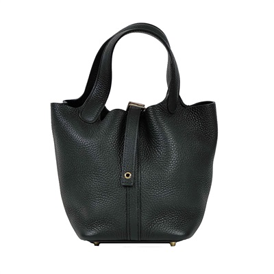 愛馬仕 Hermès Picotin Lock 18 菜籃子包 PT18 U刻 黑PICOTIN18 原廠盒子/防塵袋/鎖頭/鑰匙/購買證明