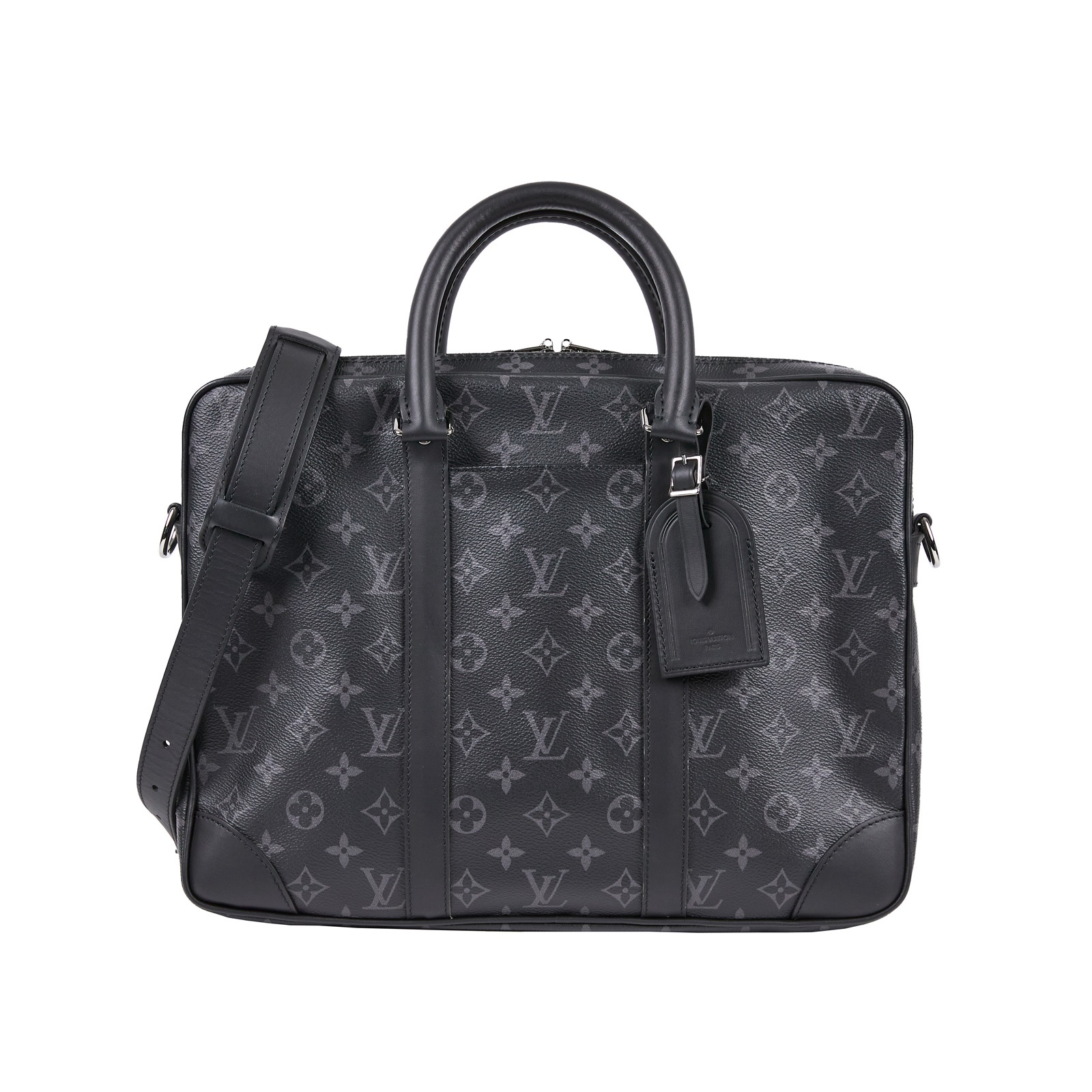 路易威登 LOUIS VUITTON Porte Documents Voyage PM 公事包 M46457 晶片款  原廠盒子/防塵袋/鎖組/購買證明