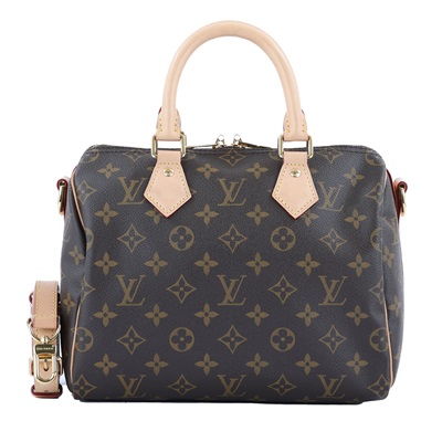 路易威登 LOUIS VUITTON Speedy Bandoulière 25  波士頓包 手提包 經典帆布 M46977 晶片款  原廠盒子/防塵袋/鎖組