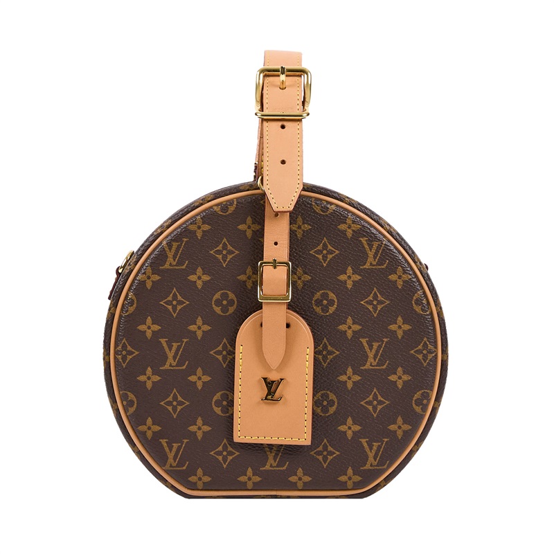 路易威登 LOUIS VUITTON Petite Boite Chapeau 帆布 手提 斜背包 M43514 晶片款  背帶