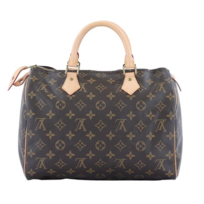 路易威登 LOUIS VUITTON Speedy 30 舊款 手提波士頓包 經典帆布 M41526 原花SPEEDY 30 防塵袋/鎖組