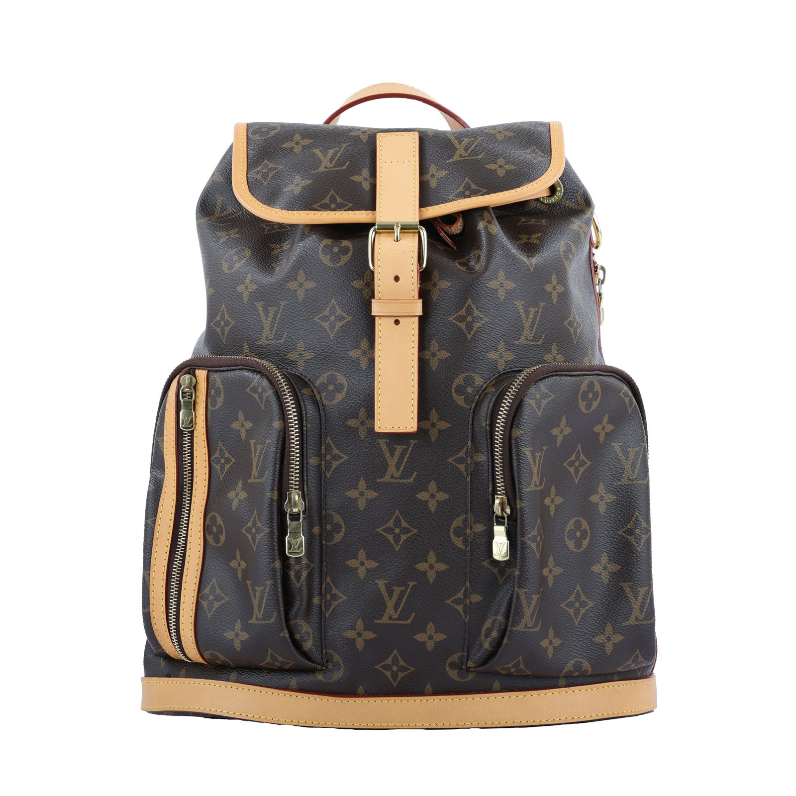 路易威登 LOUIS VUITTON Bosphore 後背包 經典帆布 M40107 ☆原花掀蓋束口後背包 無附屬品