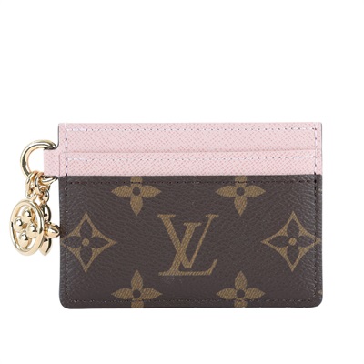 路易威登 LOUIS VUITTON LV Charms 名片夾 帆布 粉紅色 M82739 晶片款 LV Charms 名片夾 無附屬品