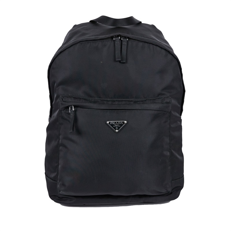 普拉達 PRADA Re-Nylon 尼龍後背包 2VZ034_2A6D 黑尼龍後背包 防塵袋