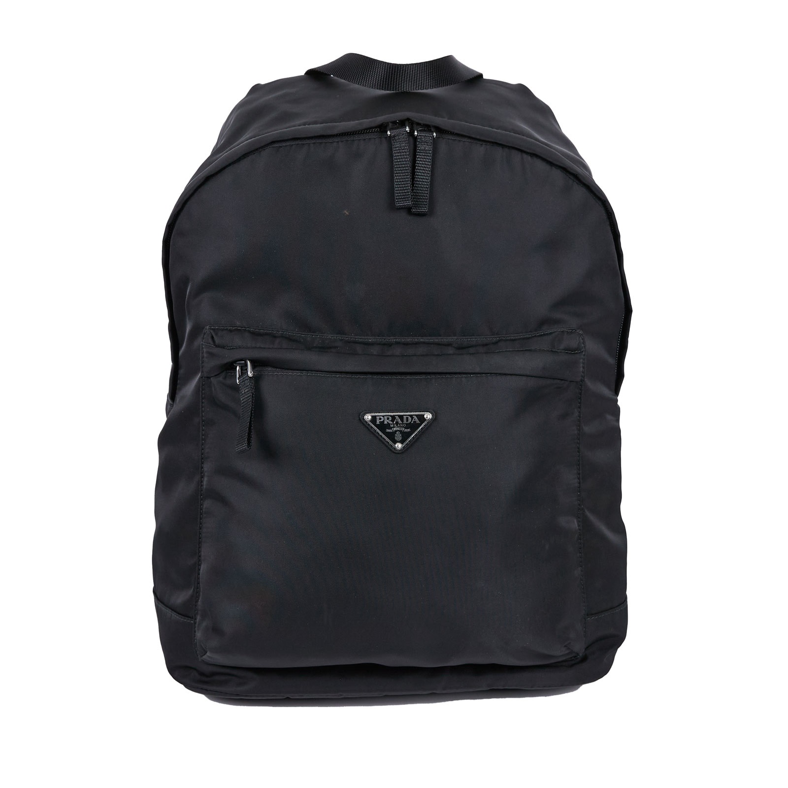 普拉達 PRADA Re-Nylon 尼龍後背包 2VZ034_2A6D 黑尼龍後背包 防塵袋