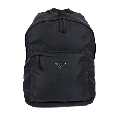 普拉達 PRADA Re-Nylon 尼龍後背包 2VZ034_2A6D 黑尼龍後背包 防塵袋
