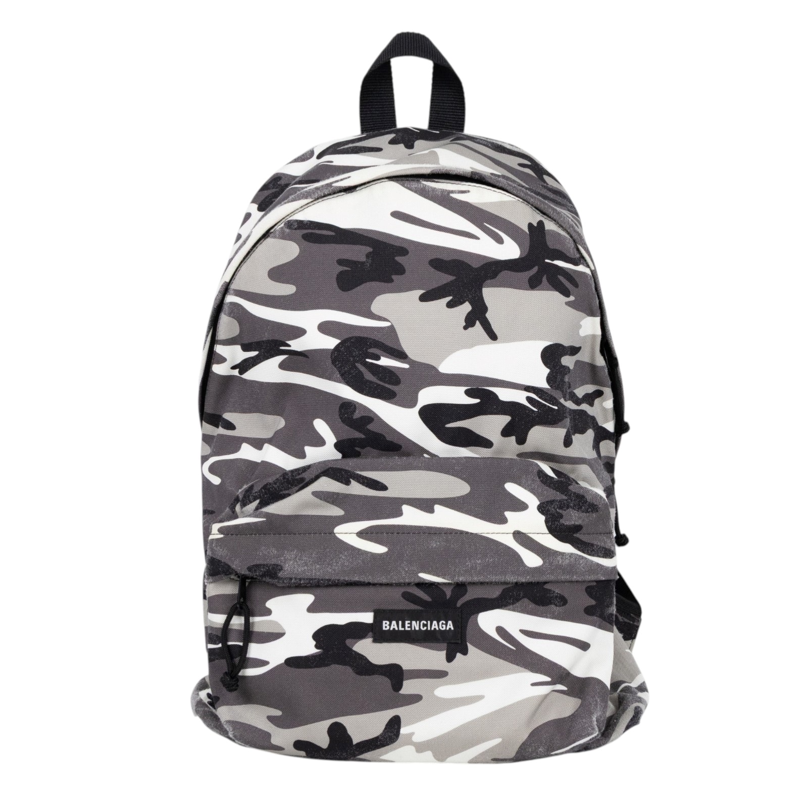 巴黎世家 BALENCIAGA Explorer 後背包 5032212AARV 灰迷彩仿舊帆布後背包 無附屬品