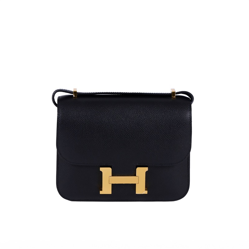 愛馬仕 Hermès Constance Bag 康康包 MIni 18 CN18 Y刻 黑金CONSTANCE MINI 防塵袋