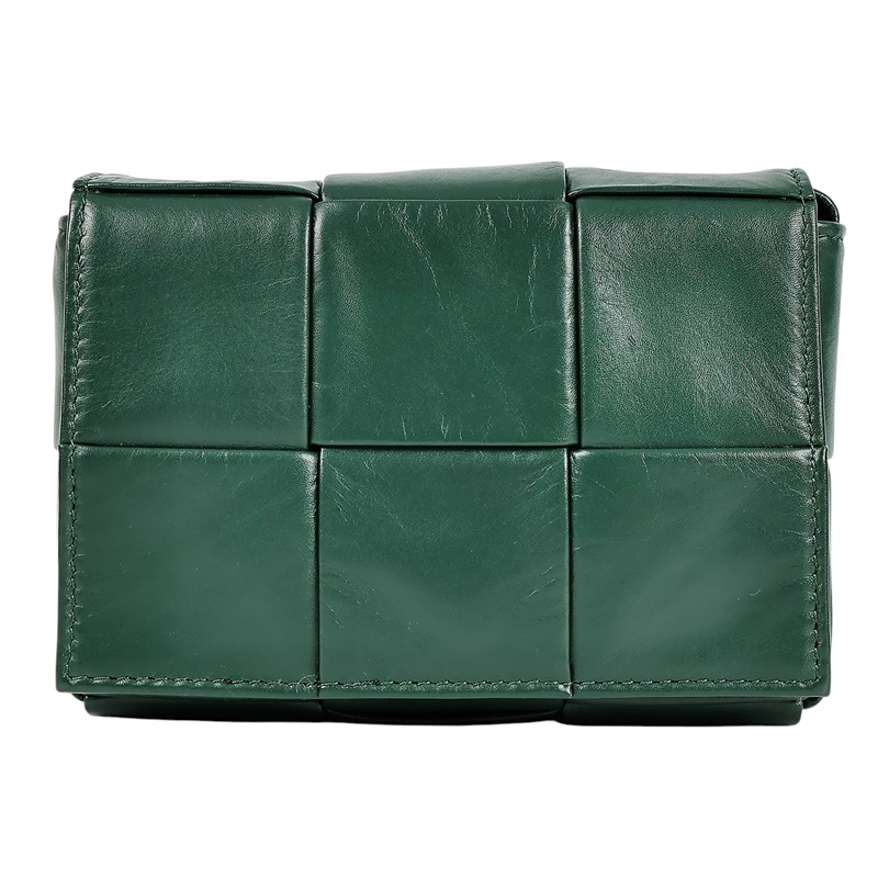 寶緹嘉 BOTTEGA VENETA Candy Cassette 經典編織包 667048 墨綠CASSETTE CANDY 防塵袋
