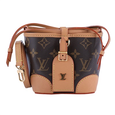 路易威登 LOUIS VUITTON Noé Purse 束口水桶包 M57099 棕原花NOE PURSE迷你水桶包 無附屬品