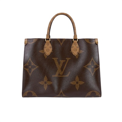 路易威登 LOUIS VUITTON OnTheGo MM 經典帆布 手提 肩背包 M45321 晶片款 棕原花Onthego MM 原廠盒子/防塵袋