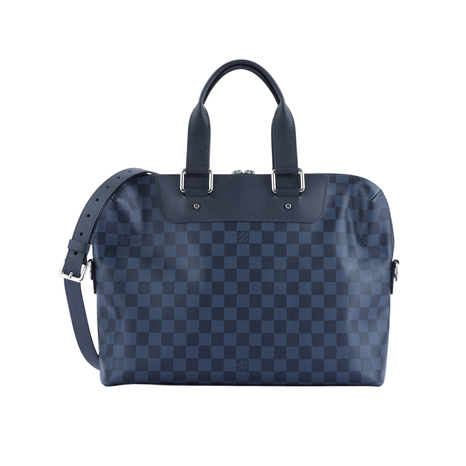 路易威登 LOUIS VUITTON Jour 公事包 N41589 藍棋盤格公事包 防塵袋