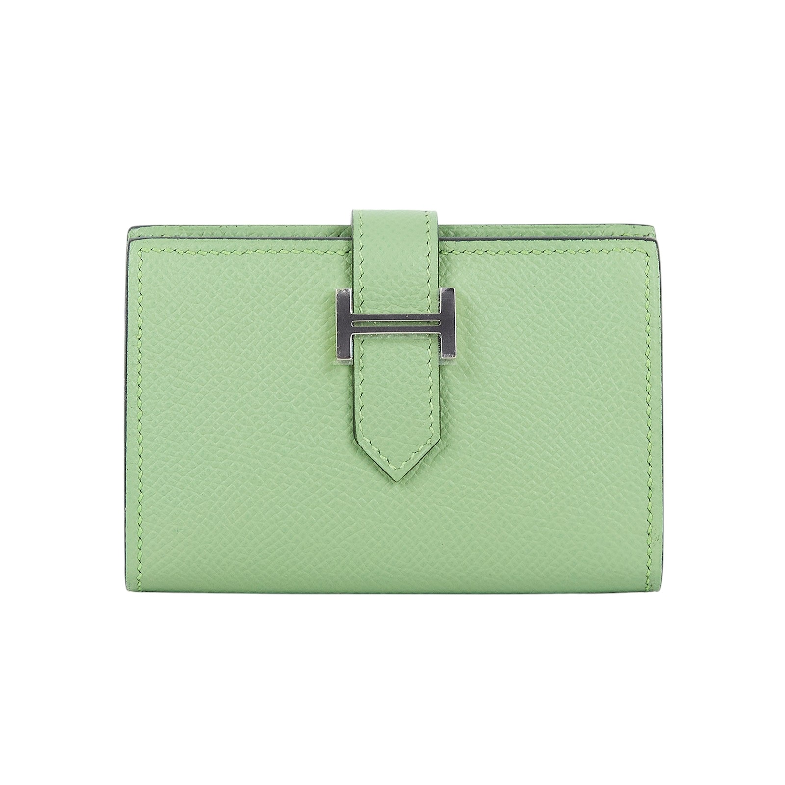 愛馬仕 Hermès Bearn 卡包 BEARNCARD  U刻綠Bearn卡包 原廠盒子