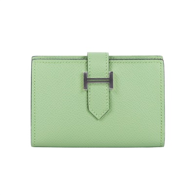 愛馬仕 Hermès Bearn 卡包 BEARNCARD  U刻綠Bearn卡包 原廠盒子