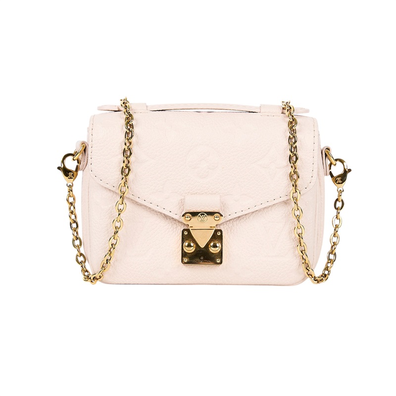 路易威登 LOUIS VUITTON Micro Métis 錢包 小型皮件 M81390 晶片款 白MICRO METIS郵差鍊包 無附屬品