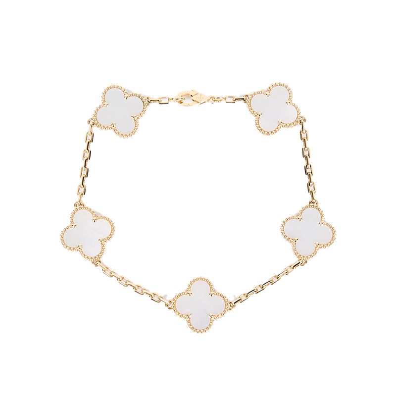 梵克雅寶 Van Cleef & Arpels Vintage Alhambra 手鍊 VCARA41800  防塵袋/保證卡/購買證明