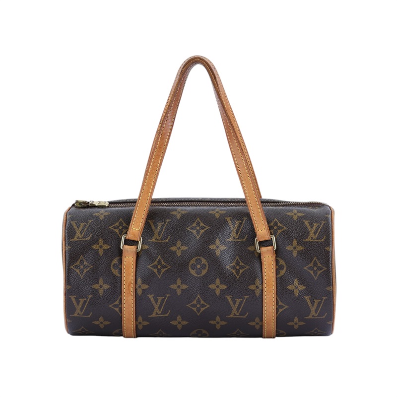 路易威登 LOUIS VUITTON Papillon 26原花 圓筒手提包 M51386 棕原花圓筒包 無附屬品