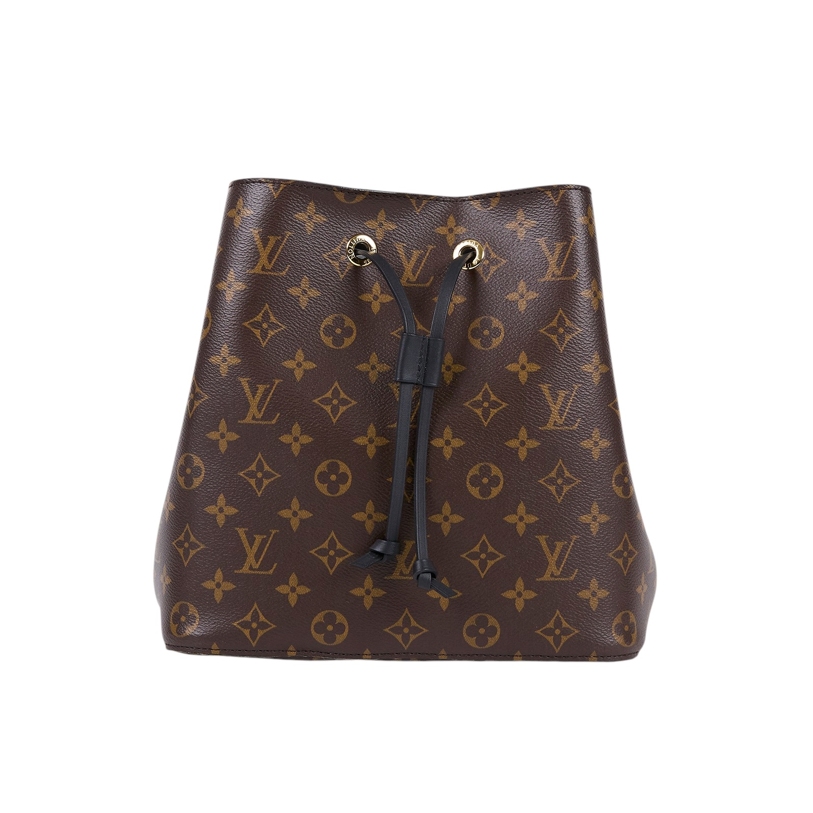路易威登 LOUIS VUITTON NéoNoé MM 原花 束口水桶包 M44020 晶片款 黑原花NEONOE水桶包 原廠盒子