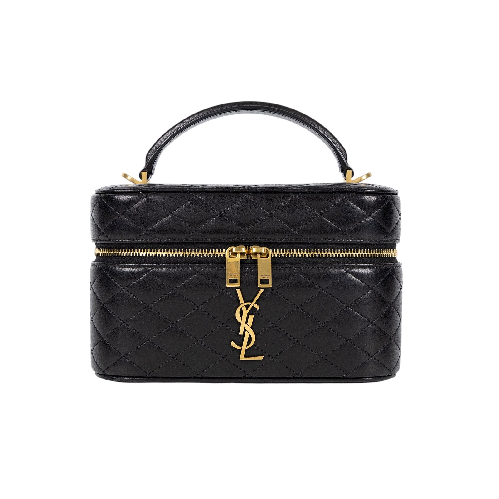 聖羅蘭 YSL SAINT LAURENT Gaby Vanity Bbag 小羊皮 肩帶 手拿包 7667311EL07  防塵袋/原廠盒子