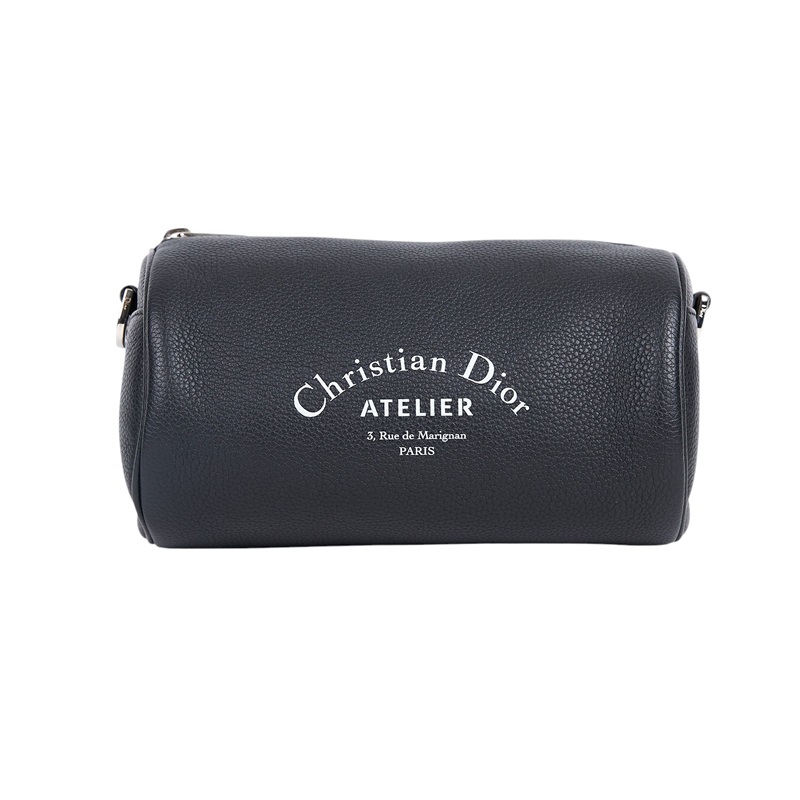 迪奧 CHRISTIAN DIOR Roller Bag 斜背包 滾筒包 1ATPO061XXX 黑ROLLER圓筒包 防塵袋