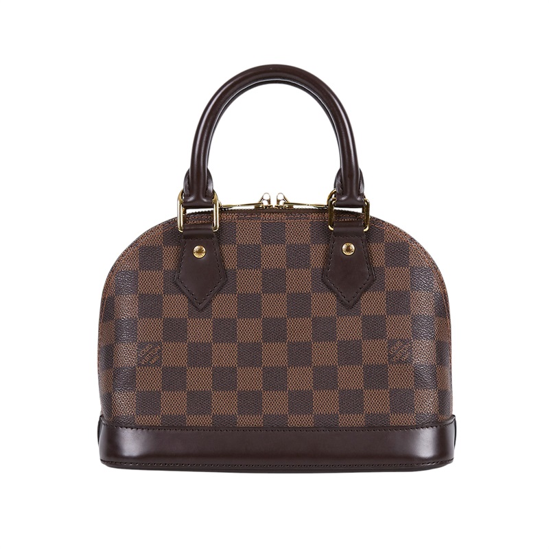 路易威登 LOUIS VUITTON Alma BB 貝殼包 棋盤格 Ebene帆布 N41221 棕棋盤ALMA BB 防塵袋/鎖組
