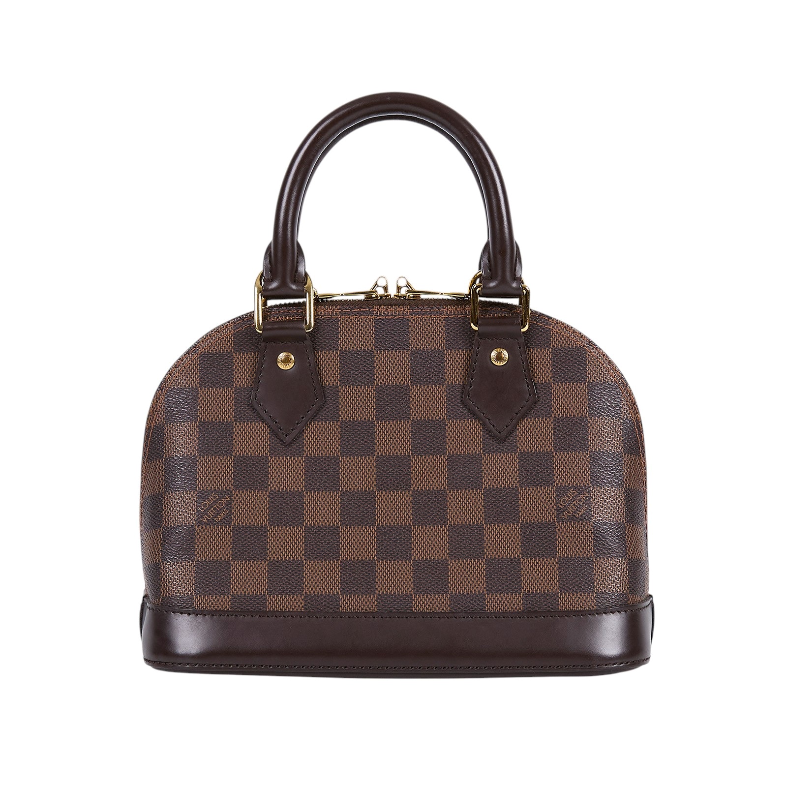 路易威登 LOUIS VUITTON Alma BB 貝殼包 棋盤格 Ebene帆布 N41221 棕棋盤ALMA BB 防塵袋/鎖組