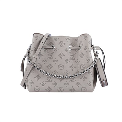 路易威登 LOUIS VUITTON Bella 水桶袋 手提包 灰色 M57201 晶片款 灰原花Bella Mahina水桶包 防塵袋/原廠盒子/購買證明