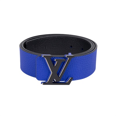 路易威登 LOUIS VUITTON LV Opic 40毫米 雙面皮帶 M0380U 藍黑雙面皮帶 防塵袋/原廠盒子/購買證明