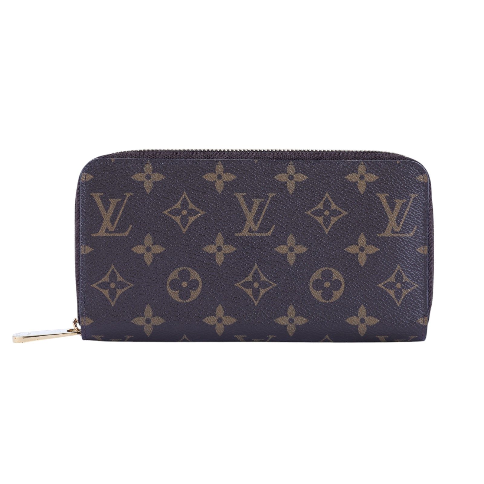 路易威登 LOUIS VUITTON 拉鏈錢包 Monogram帆布 棕色 M42616 晶片款 棕原花拉鍊長夾 防塵袋/原廠盒子