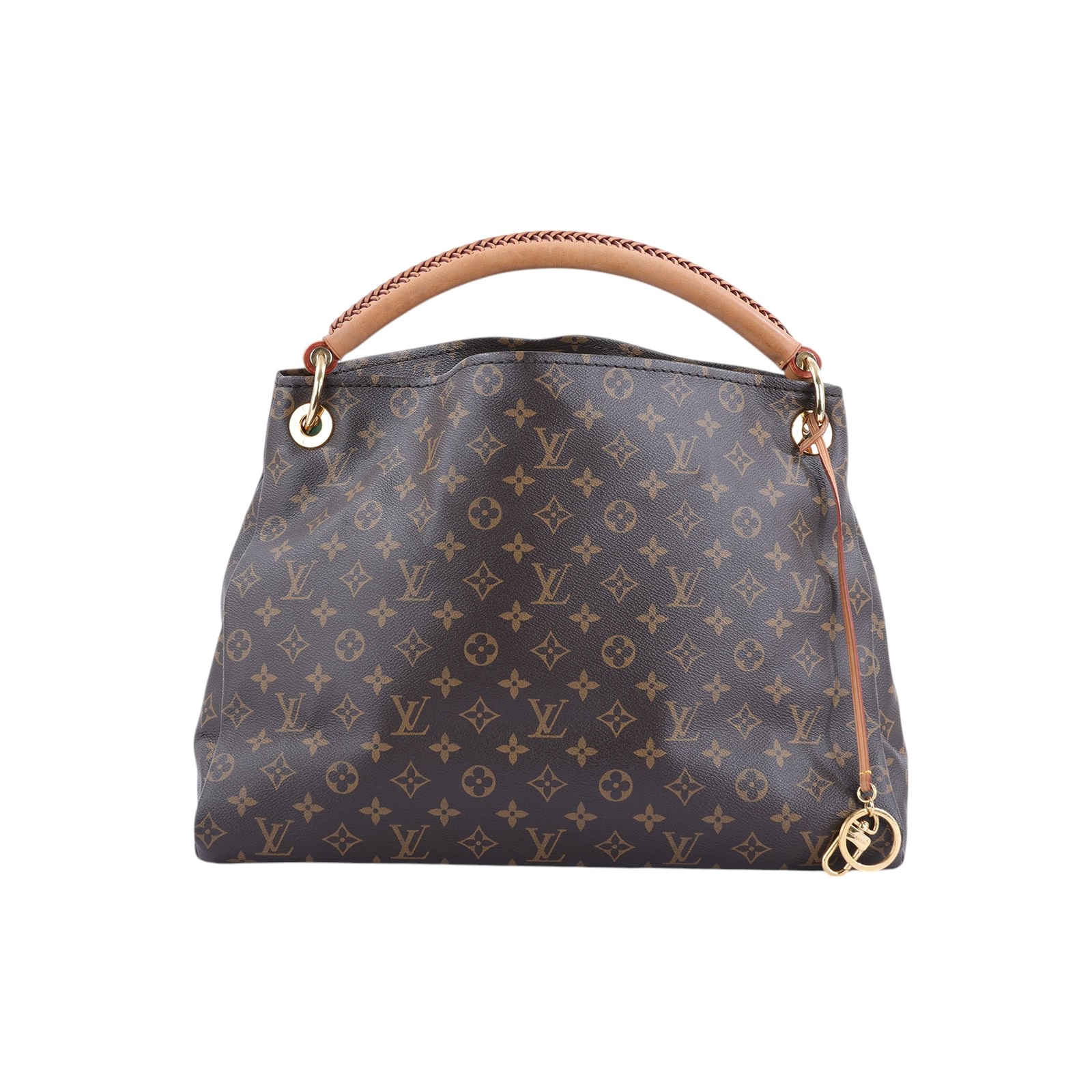 路易威登 LOUIS VUITTON Artsy MM 手提包 經典帆布 M40249 棕原花ARTSY MM 無附屬品