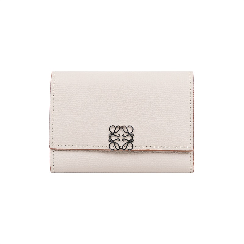 羅意威 LOEWE Anagrm Small  Vertical 錢包 三折 短夾 C821S33X01 奶茶灰三折短夾 無附屬品