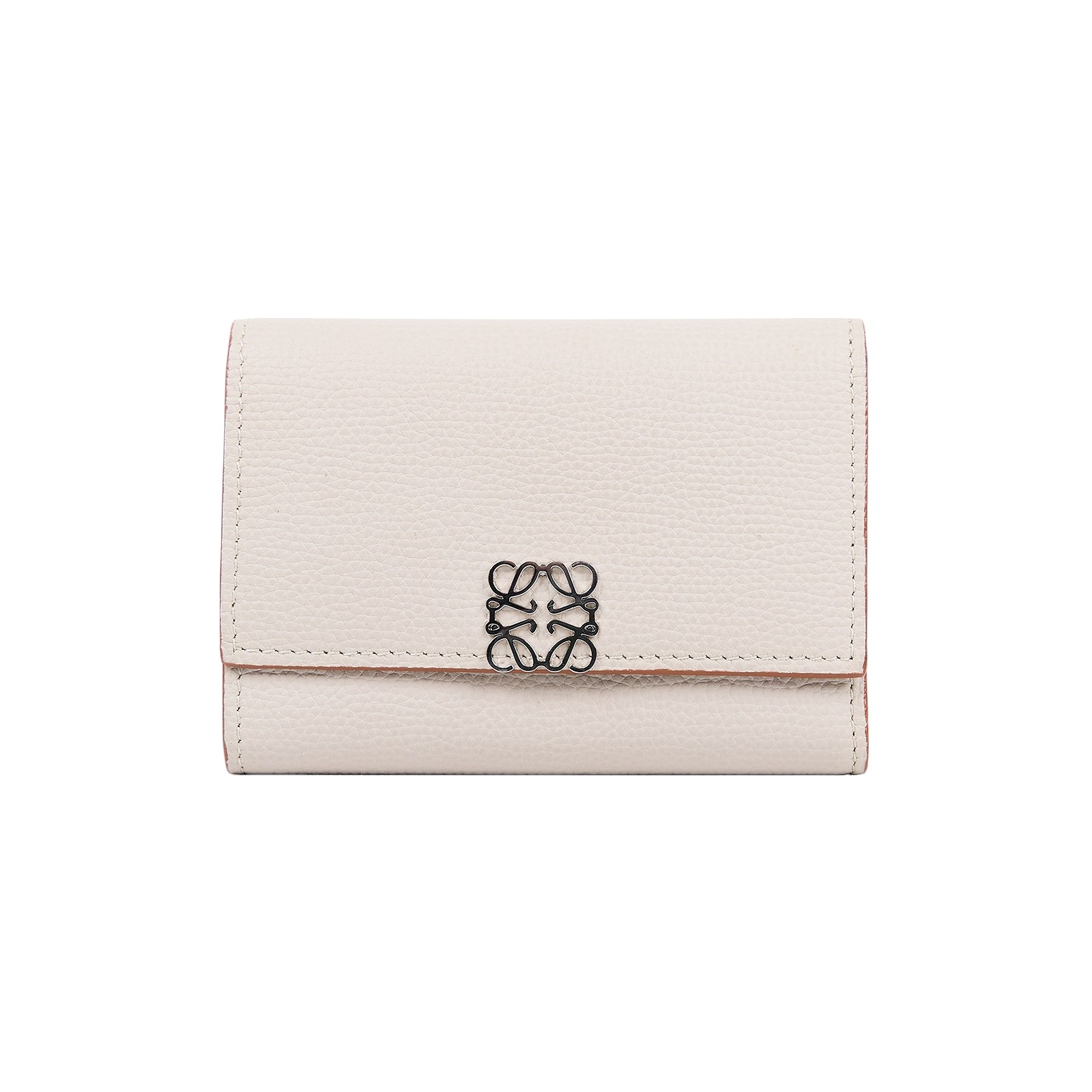羅意威 LOEWE Anagrm Small  Vertical 錢包 三折 短夾 C821S33X01 奶茶灰三折短夾 無附屬品